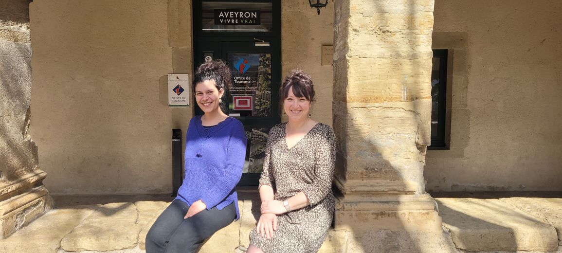 L’équipe de l’office de tourisme : Hélène et Laura (Pascale est récemment partie à la retraite.)