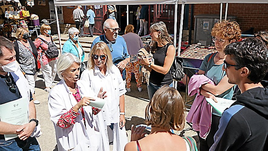 Une action a été organisée sur le marché hebdomadaire.
