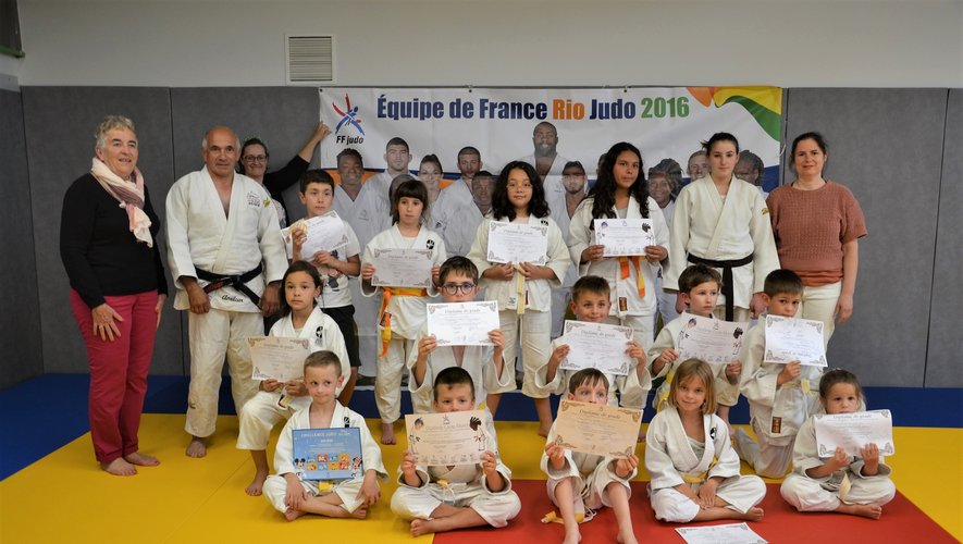 Fin de saison pour les jeunes judokas.