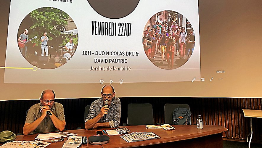Gérard Tanguy et Philippe Fayret aux manettes du festival.