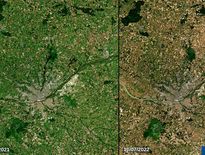 On passe d'un été verdoyant à un été très sec autour de la métropole de Nantes.