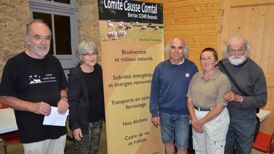 Les membres du Comité Causse Comtal à Salles-la-Source.