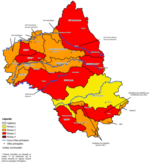 La situation est contrastée concernant les eaux superficielles et souterraines.