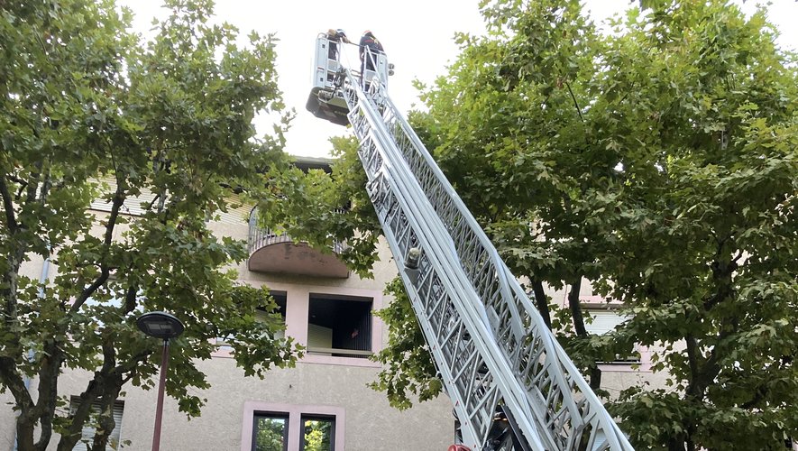 Les pompiers sont intervenus, ce samedi soir vers 20 heures, boulevard d'Estourmel à Rodez.