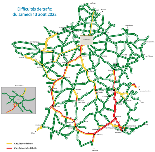 Sur la boucle Paris-Bordeaux-Toulouse-Marseille-Lyon, attendez-vous à croiser sur la route.