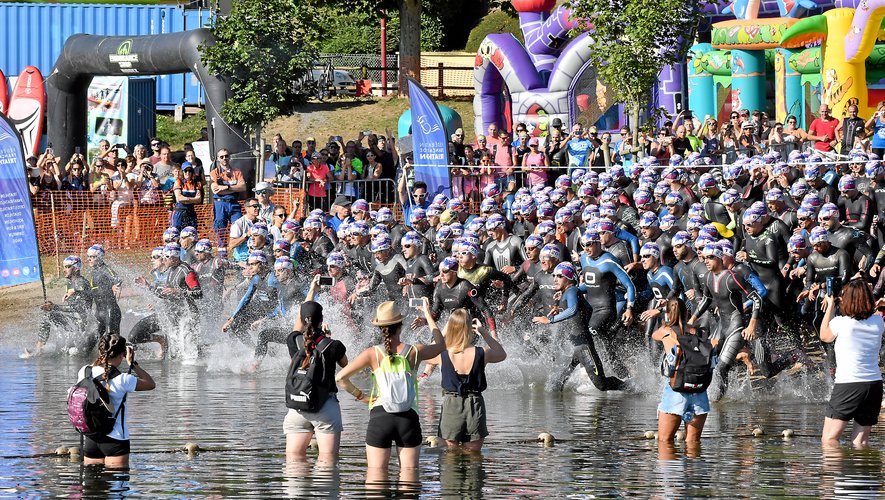 Le Triathlon du Lévézou a fait sa place dans les épreuves phares de l’été en Aveyron.