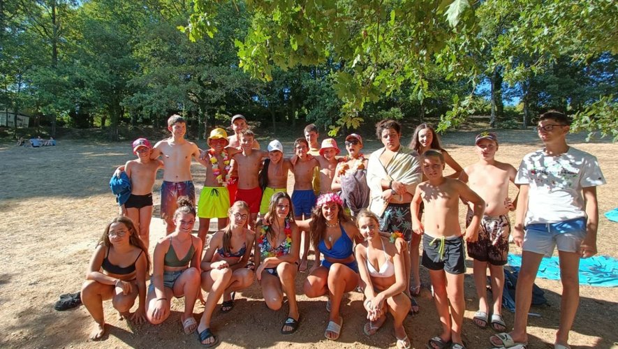 Les jeunes du Centre de Loisirs se sont retrouvés pendant les vacances d’été.