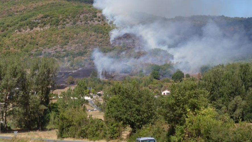 Le feu a démaré du hameau de Savignac.