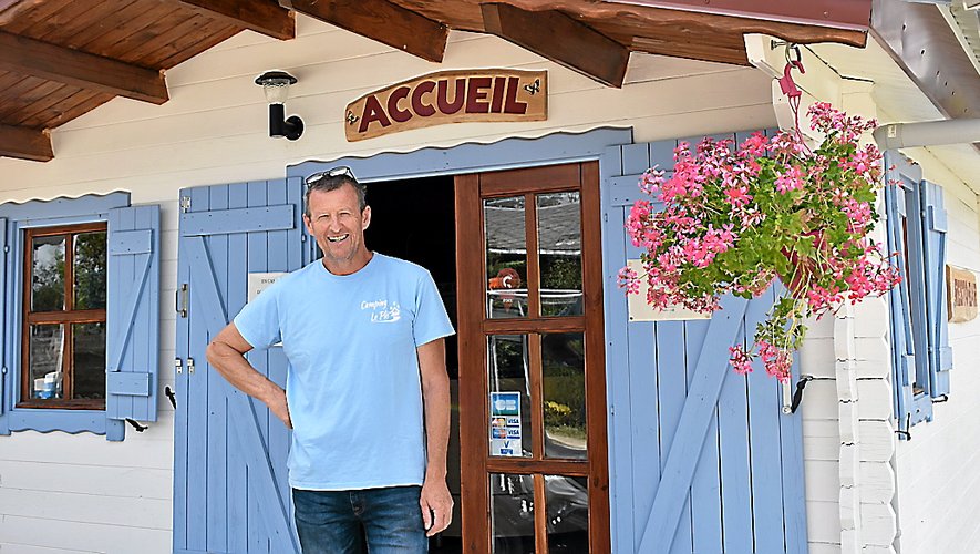 D’origine parisienne, Pascal Moisal est le propriétaire du camping, avec son épouse, depuis 2017.