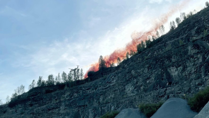 L'incendie de Capdenac-le-Haut a été maîtrisé après avoir ravagé 50 hectares de végétation.