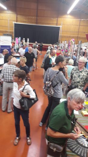 Les allées de la salle de Treize Pierres ont connu une bonne fréquentation.