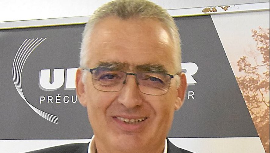 Jean-Claude Virenque, président d’Unicor depuis 2012, ce vendredi à Laissac.