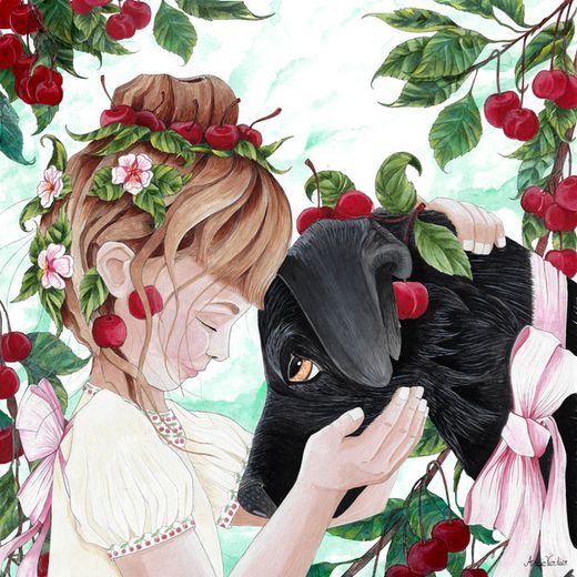 Les illustrations d'Anaïs Verdier mettent en scène des enfants, avec souvent des animaux, dans une harmonie paisible.