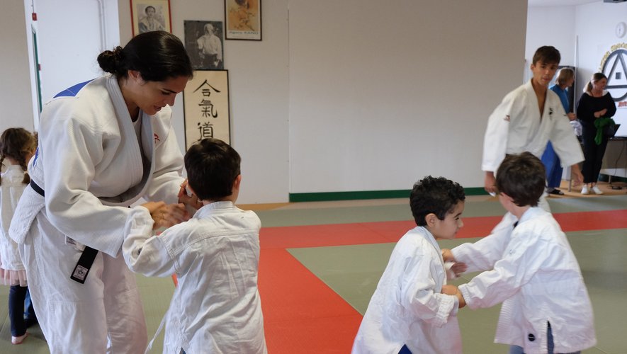 Découverte du judo lors de la fête des associations.