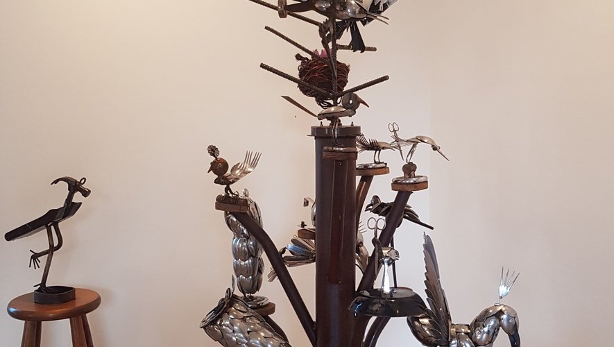 L’occasion de découvrir et d’apprécier, entre autres, les sculptures métal originales de M. Cadars.