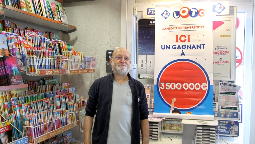 Un Aveyronnais a remporté 3,5 millions d'euros au loto dans ce bureau de tabac à Decazeville.