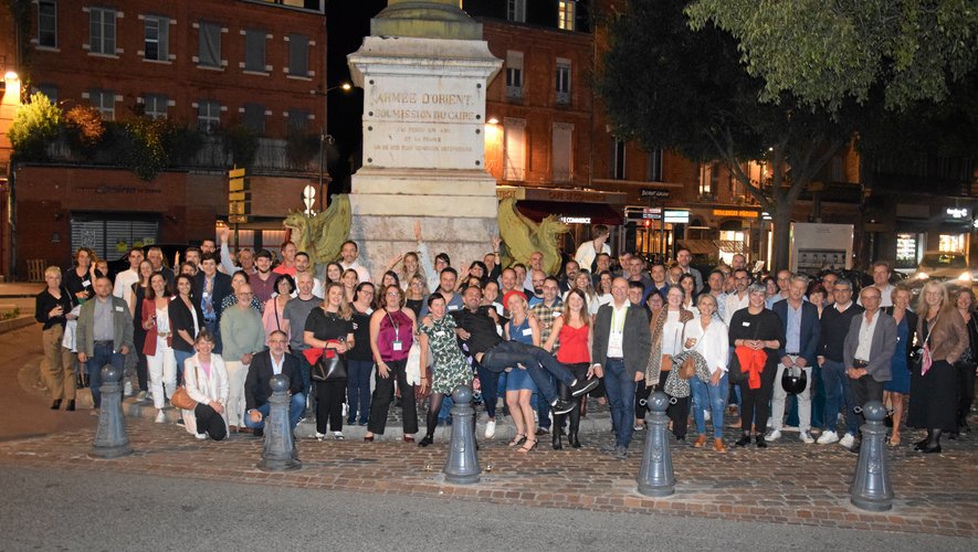 Plus de 90 personnes ont répondu à l’invitation pour la troisième édition des retrouvailles 2022 des Aveyronnais de Toulouse, servie mercredi.	Photos Rui Dos Santos