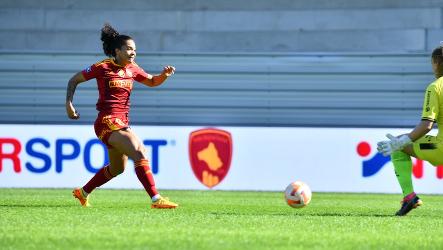 Alexandria Lamontagne a ouvert le score contre Fleury, le 16 octobre, mais aussi le compteur de buts de Rodez. 