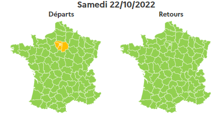 Samedi, les Franciliens seront moins bien lotis, comme c'est souvent le cas, que les provinciaux.