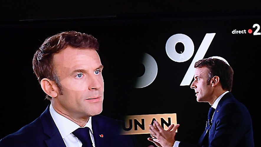 Emmanuel Macron sur le front de l’inflation, mercredi soir. 