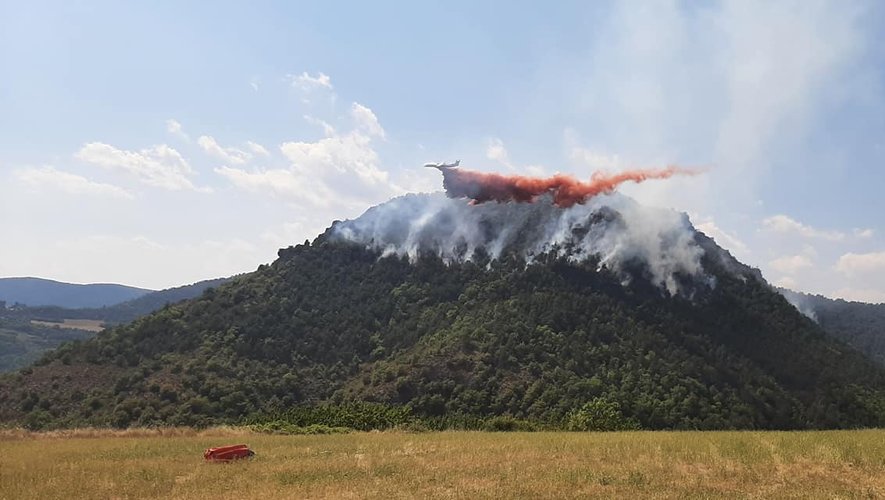 L'incendie de Mostuéjouls a marqué l'Aveyron cet été 2022.