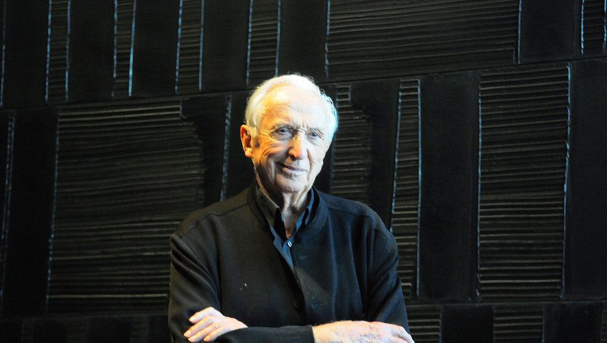Pierre Soulages, décédé à l'âge de 102 ans.