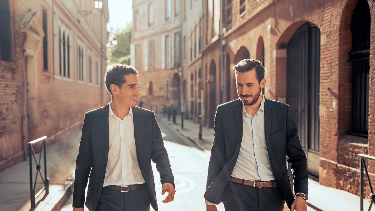 Les Aveyronnais Mathurin Braz et Clément Poirier, amis et associés pour ...