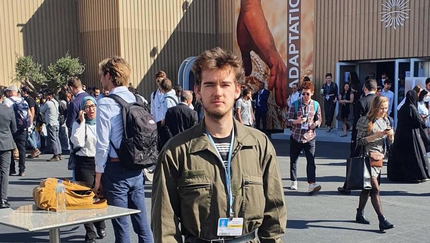Adrien Fauste-Gay, 23 ans, est étudiant au département physique de l’École normale supérieure (ENS). Cette année, il participe en tant qu’étudiant-observateur à la COP27.