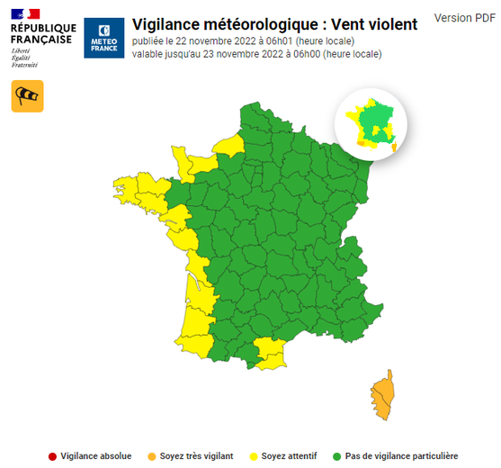 Neige, Vent Violent, Pluie-inondation : 27 Départements En Vigilance ...