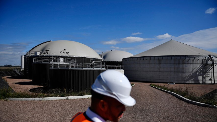 Dans l'unité de méthanisation Equimeth, en région parisienne, des tonnes de poussières de céréales vont être déposées pour être transformées en biogaz.