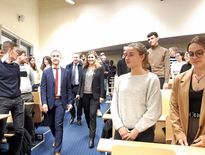 Hier soir à l’IUT.
