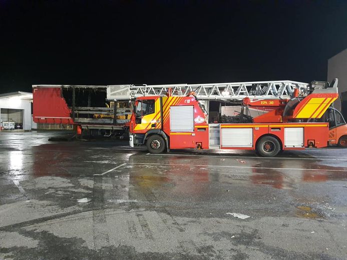 L'intervention rapide des pompiers a permis de limiter les dégâts.