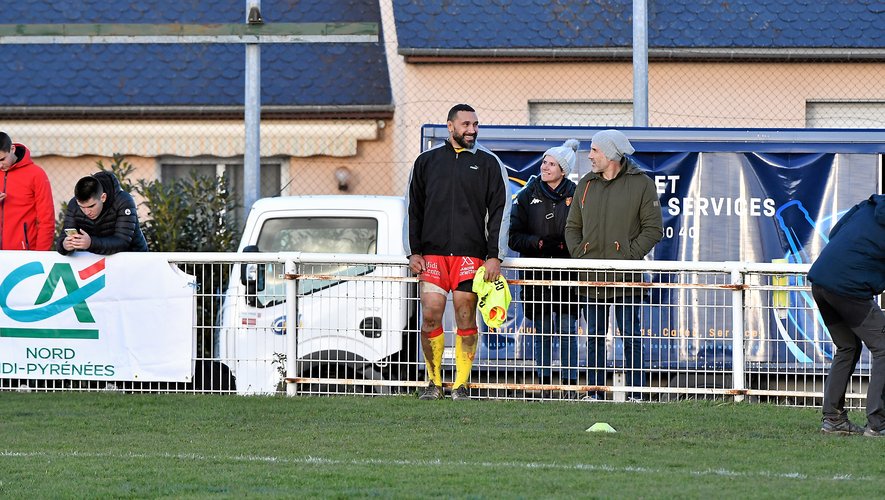 Ralph Teriitaohia a remis la tunique du Rodez rugby contre Nérac, le 4 décembre.