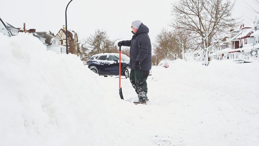 A Buffalo, de nouvelles chutes de neige étaient encore attendues ce lundi 26 décembre 2022 au matin.