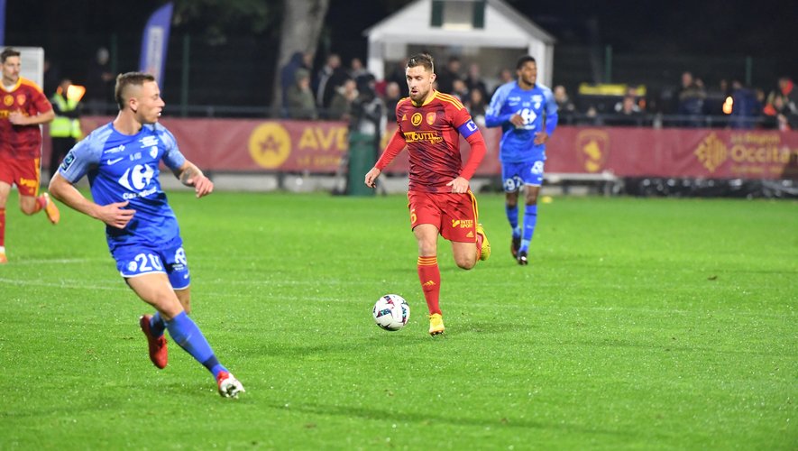 Lors de leur dernier match à domicile, Rémy Boissier et les sang et or s'étaient inclinés (0-1) contre Grenoble, le 5 novembre.