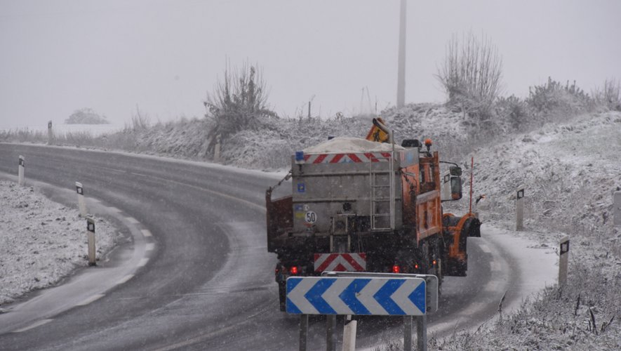 Prudence sur les routes de l'Aveyron et de la Lozère ce lundi 16 janvier 2023.