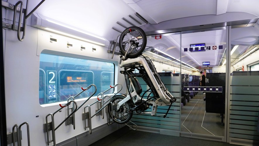 Le vélo cargo électrique d'Avnson peut se transporter plus facilement une fois plié.