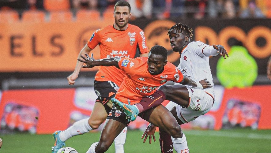 La saison dernière, Sambou Soumano a disputé 21 matches de Ligue 1 avec Lorient.