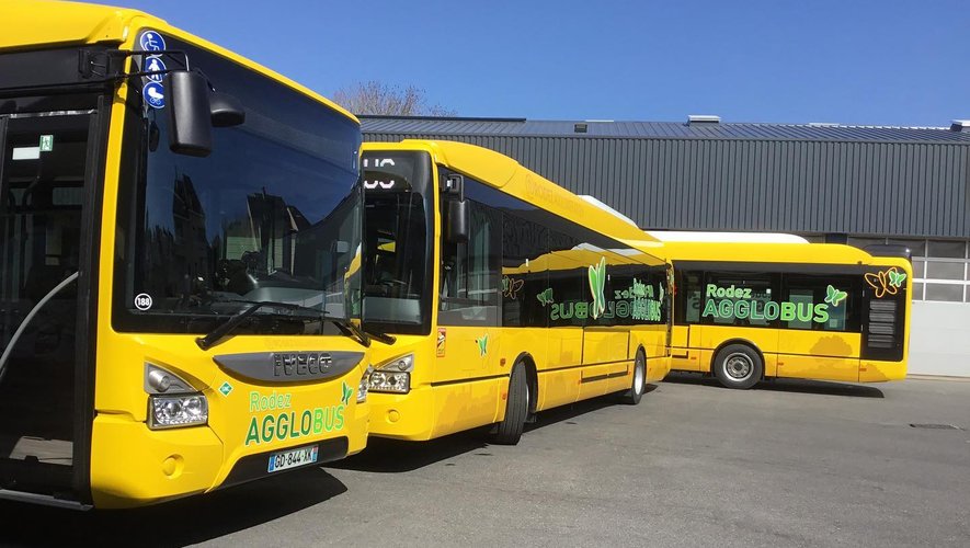 Les bus de l'Agglo seront à l'arrêt ce jeudi après-midi de 13 h 30 à 17 h le temps du défilé dans Rodez.