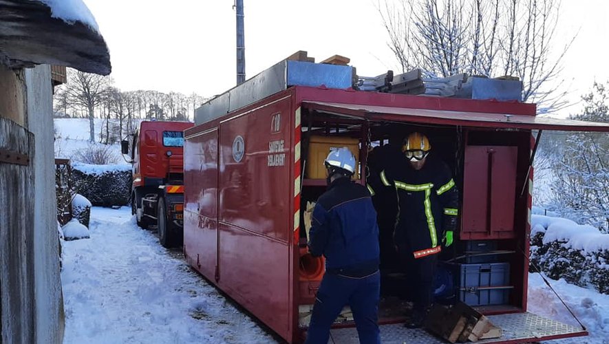 Les sapeurs-pompiers sont intervenus à Curan