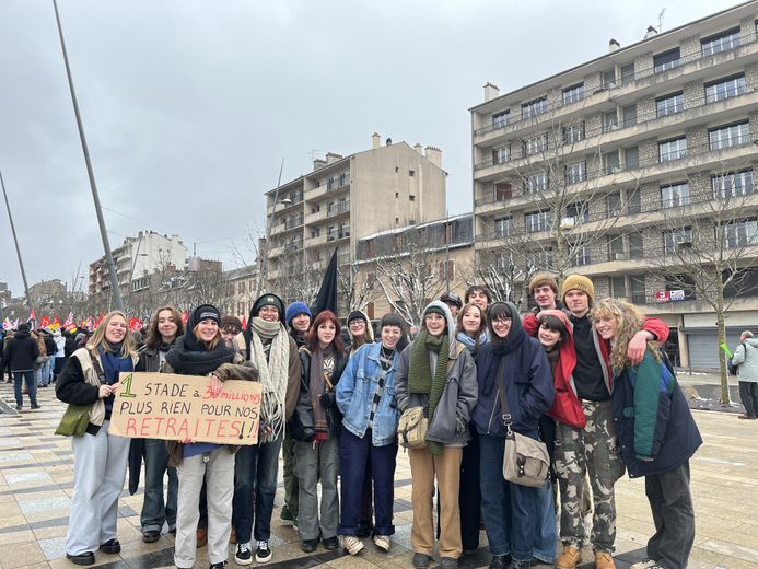 Au coeur des manifestants ruthénois.