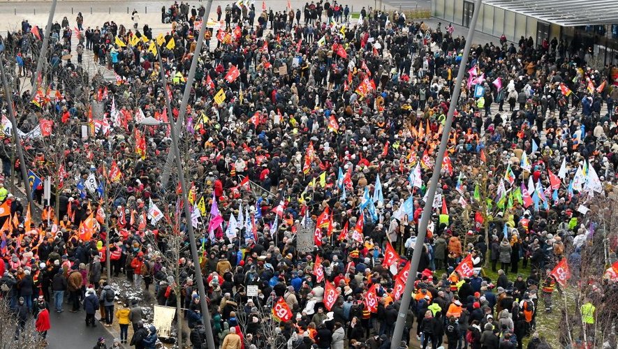 Après une journée de mobilisation remarquée jeudi 19 janvier, (ici à Rodez) la contestation va se poursuivre au moins jusqu'à la fin du mois.