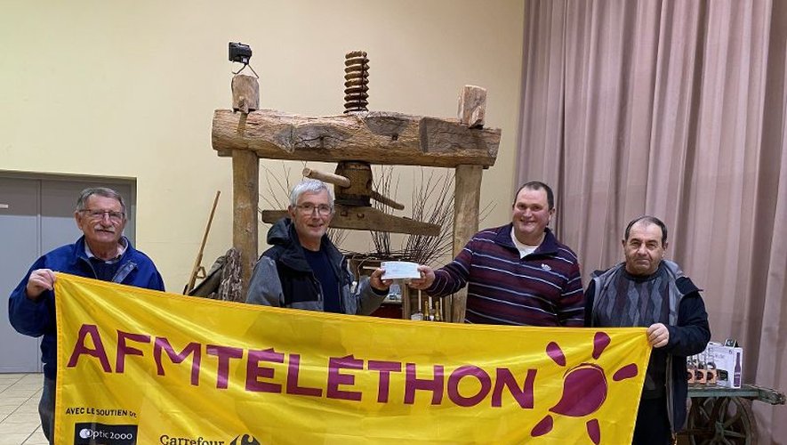 Les Vignerons d’Olt ont contribué, comme chaque année, à la collecte en faveur du Téléthon.