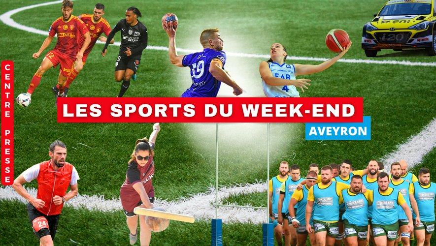 Le programme sportif du week-end des 28 et 29 janvier en Aveyron. 