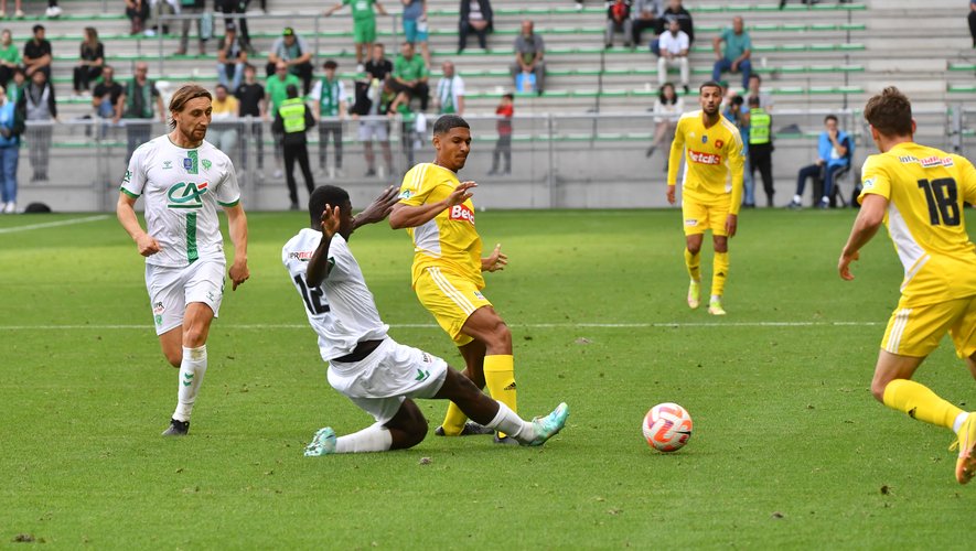 Florian David a disputé son dernier match sous les couleurs de Rodez à Saint-Etienne, le 29 octobre, en Coupe de France.