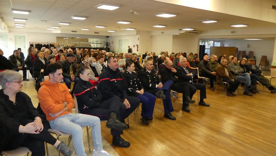 Beaucoup de monde pour les vœux de la municipalité.