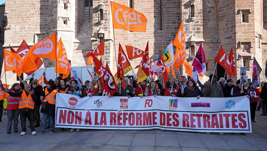 Samedi 11 février, le quatrième rendez-vous contre la réforme des retraites a réuni à Rodez, 22 500 manifestants selon l’intersyndicale et 8 000 d’après le comptage des forces de police.