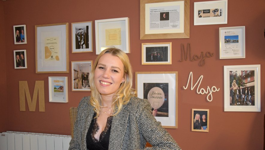 Margot Malaret a ouvert Maja, agence immobilière qui lui ressemble, en mai 2021, en plein cœur de Toulouse, dans le quartier des Carmes.