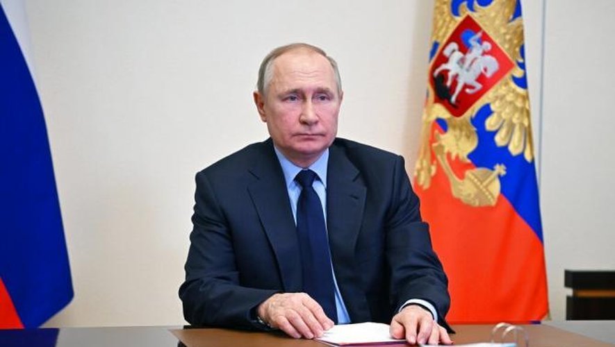 Vladimir Poutine a prononcé un discours à la nation, mardi 21 février 2023.