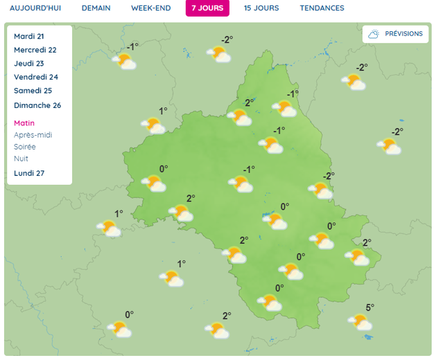 Malgré le soleil, les matins seront très froids ce week-end.